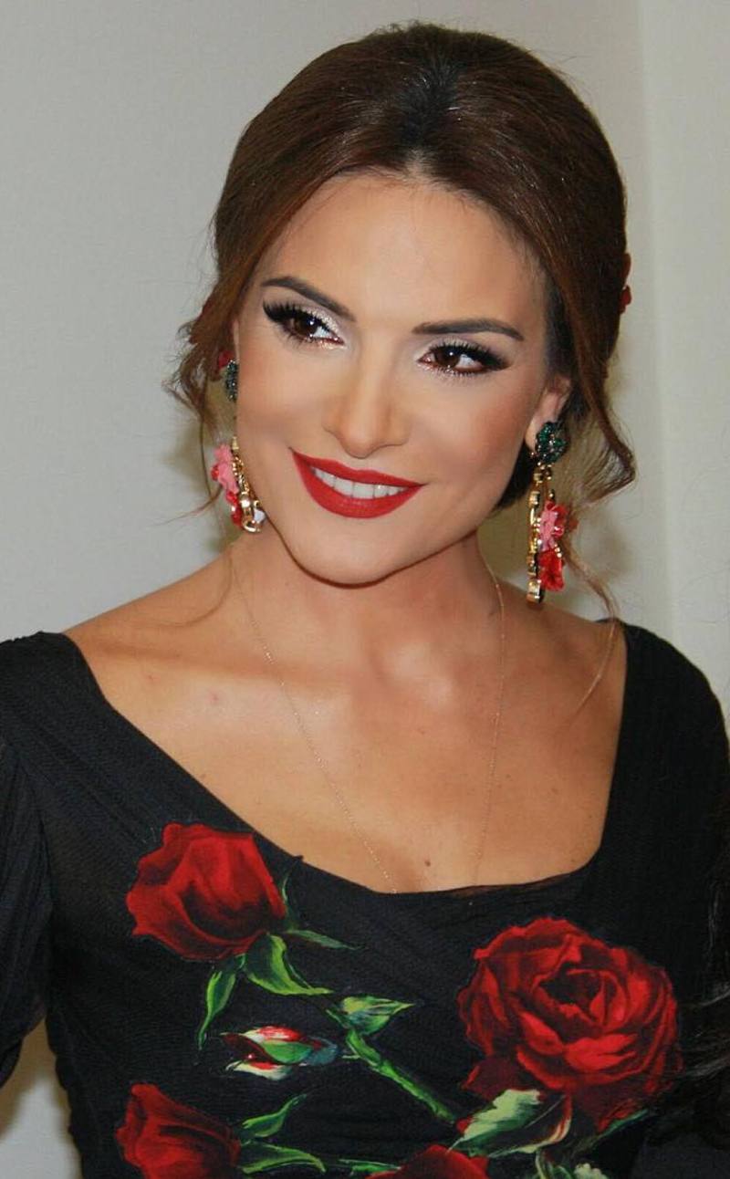 صور هيلدا خليفة تختار دار أزياء دولتشي أند غابانا في البرايم الرابع